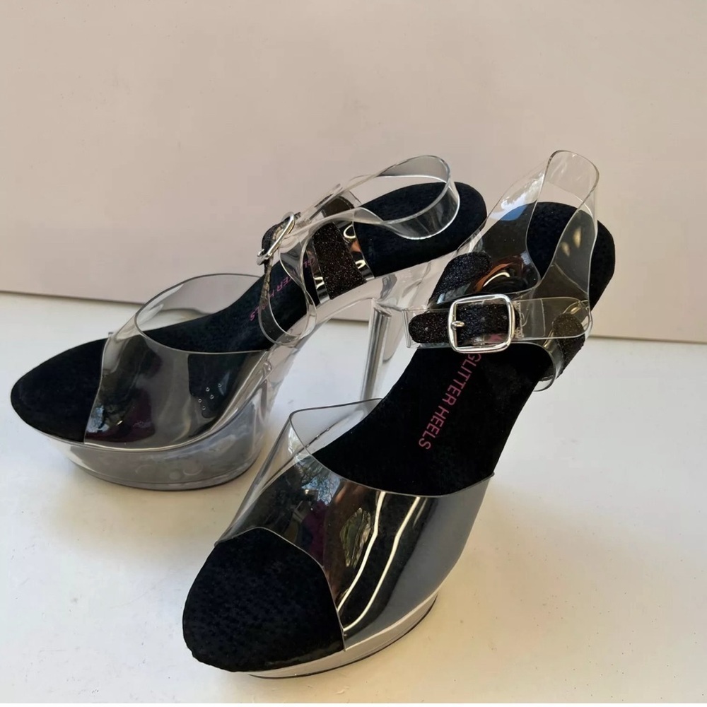 Transparent Platform Heels - Picture 4 of 14